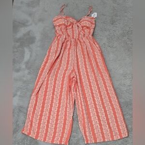 AUW Coral Paisley padded jumpsuit